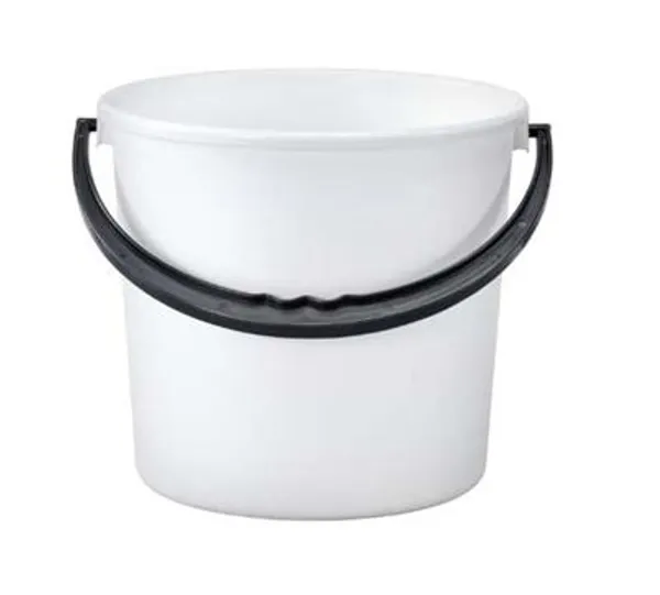 Hovedbilde Plastbøtte 10 Liter med Hank - Hvit