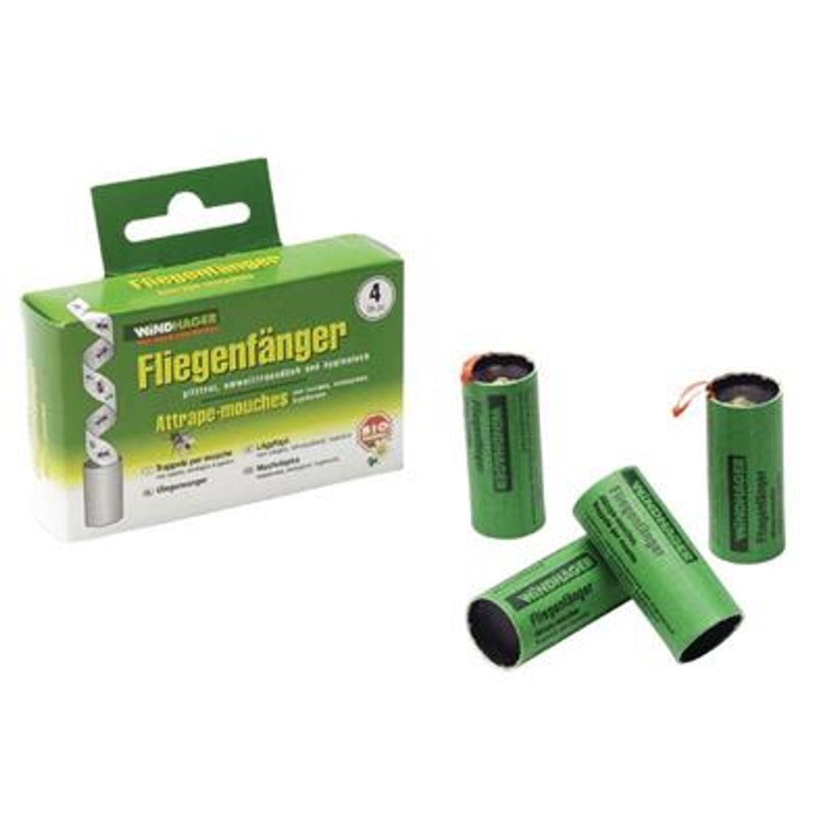 Fluepapir Med Naturlig Lim 4 stk i Pk.