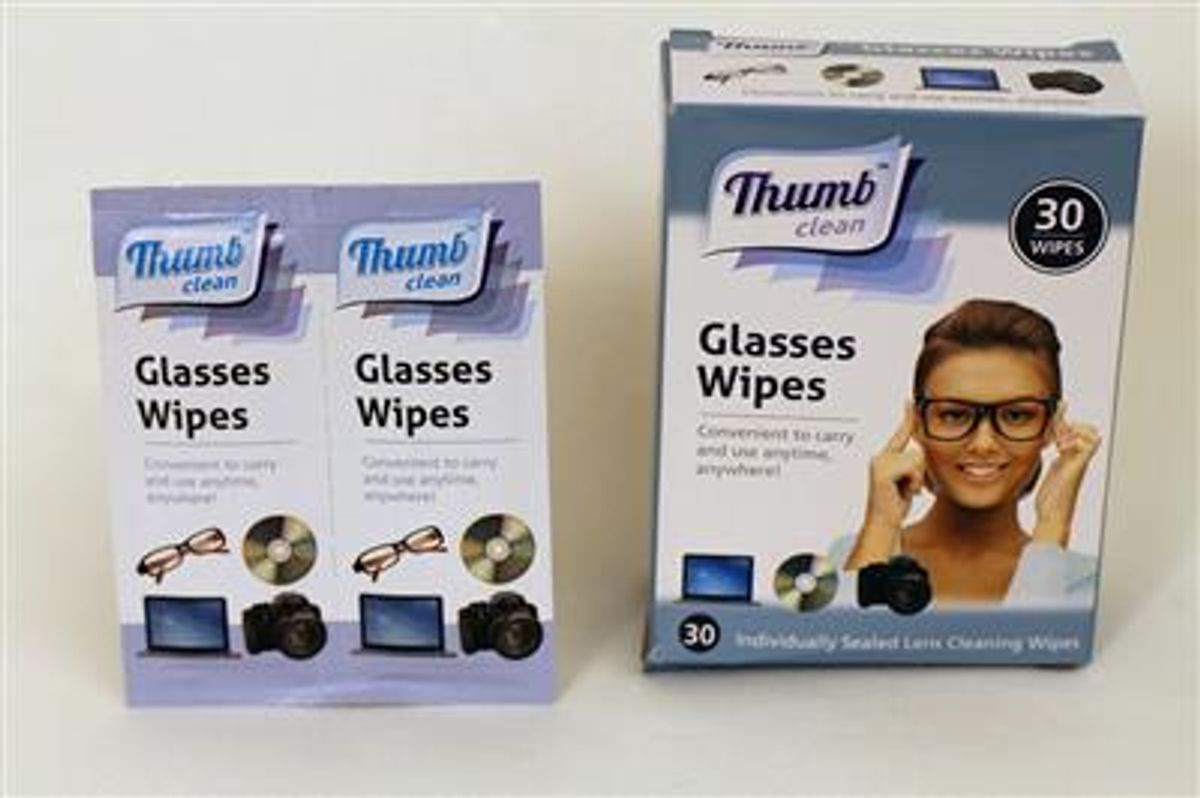 Brillerens - Linse og Glassvask 30 stk i pk. - Kampanjepris på et genialt bra produkt