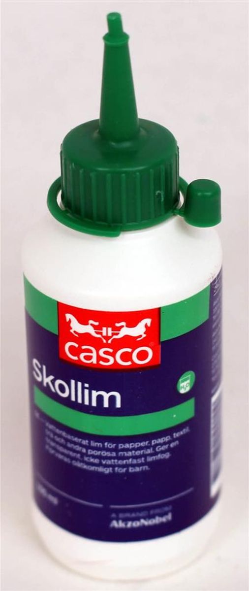 Skolelim 110ML - Casco Lim for mange underlag - Casco Skolelim