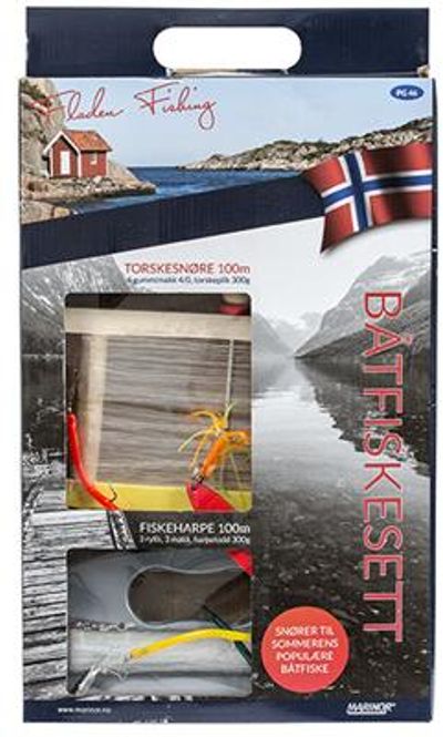Hovedbilde Båtfiskesett 2 stk i Gavepakke - Harpa og ...