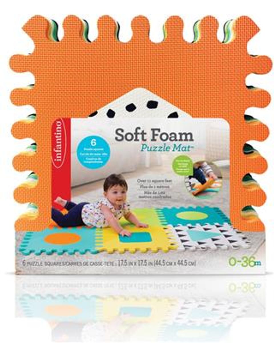 Lekematte Med Puslemotiv - 6 deler - Infantino