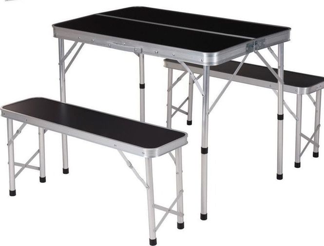 Hovedbilde Campingbord med Benker - Legges sammen til en ...