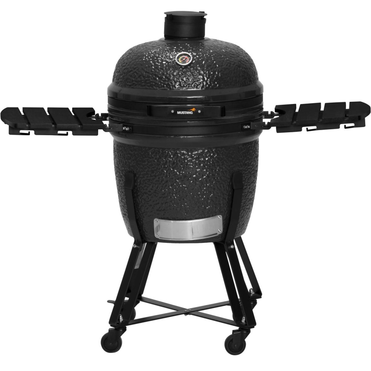 Kamado Large Keramisk Kullgrill, Ovn & Røykovn - Mustang