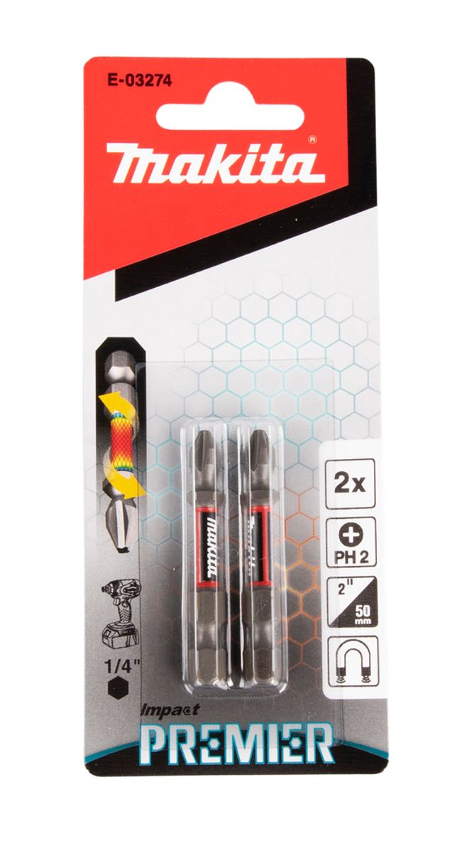 Makita Bits PH2 50 mm 1/4