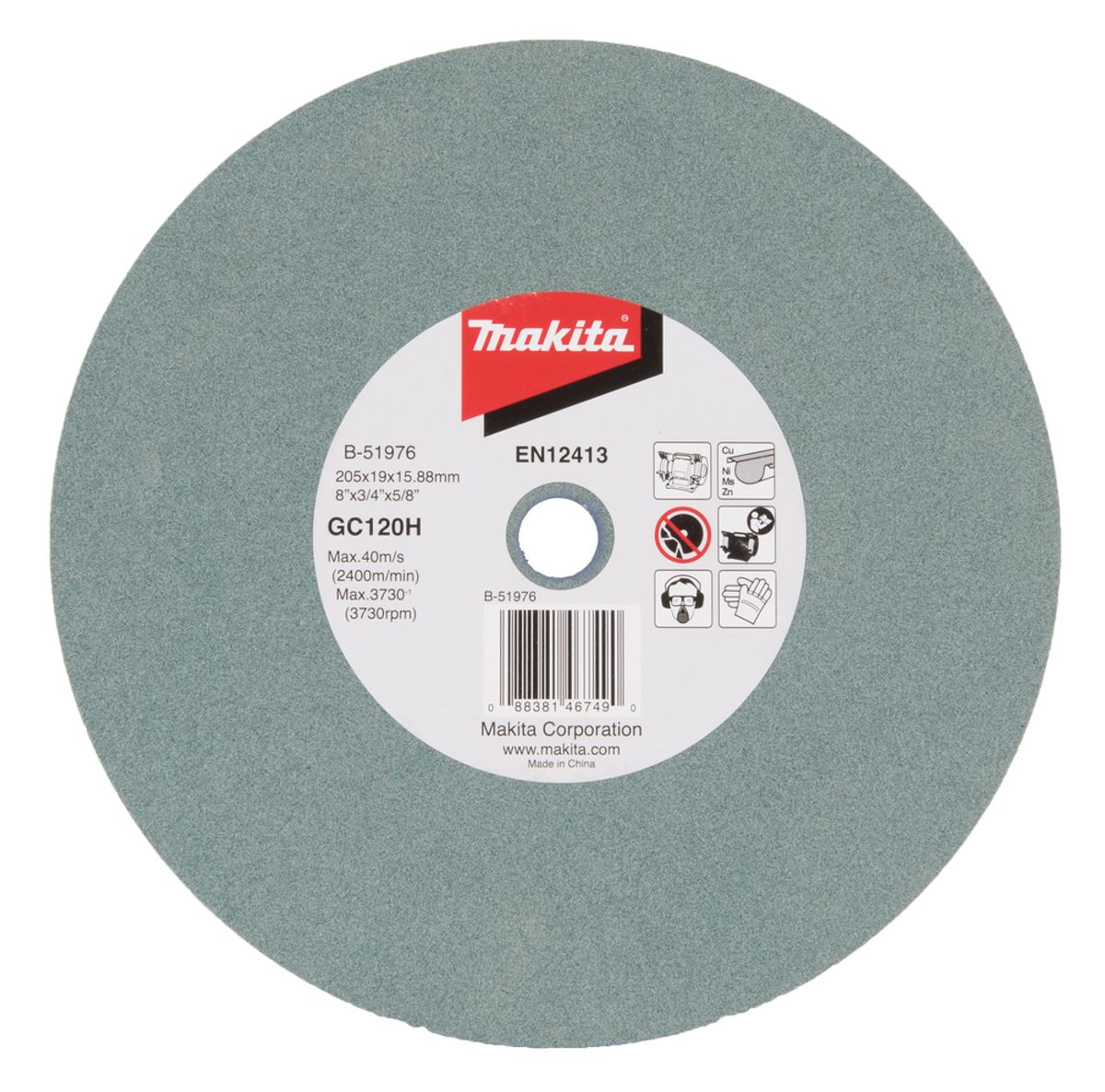 Makita Slipeskive 205x19 mm CG120H Fin B-51976
