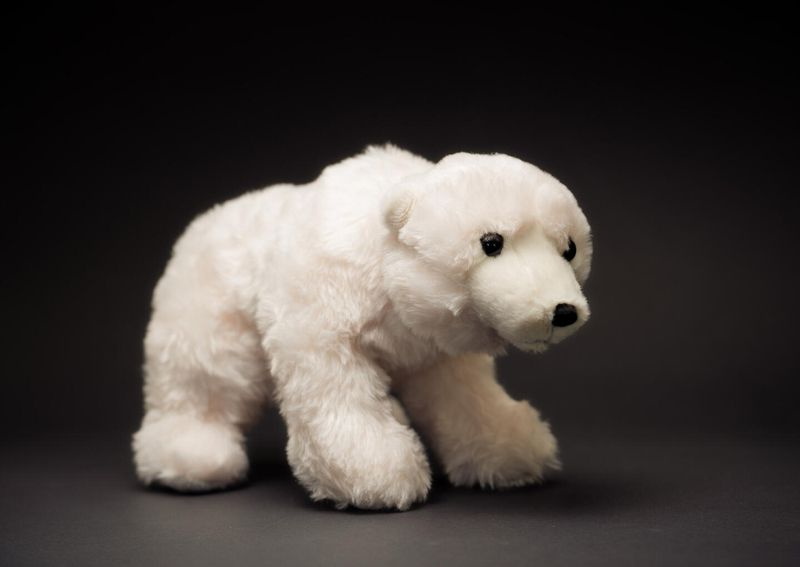 Kosedyr Plysj - Isbjørnen Roald 25 cm