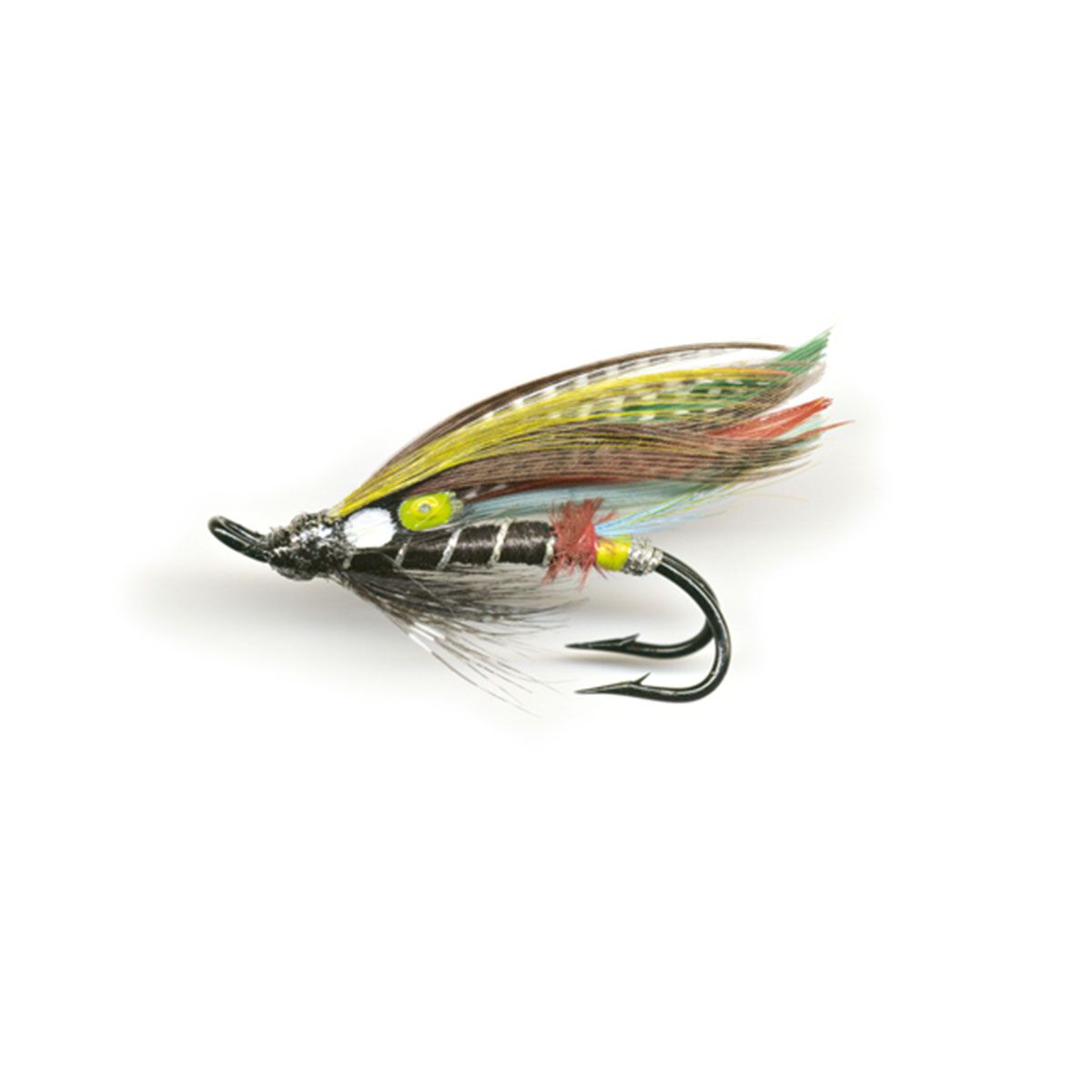 Lakseflue - Black Doctor - 2-pk