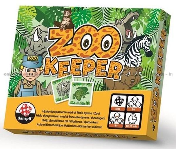 Hovedbilde Zookeeper - Dyrepasser Barnespill - Brettspill