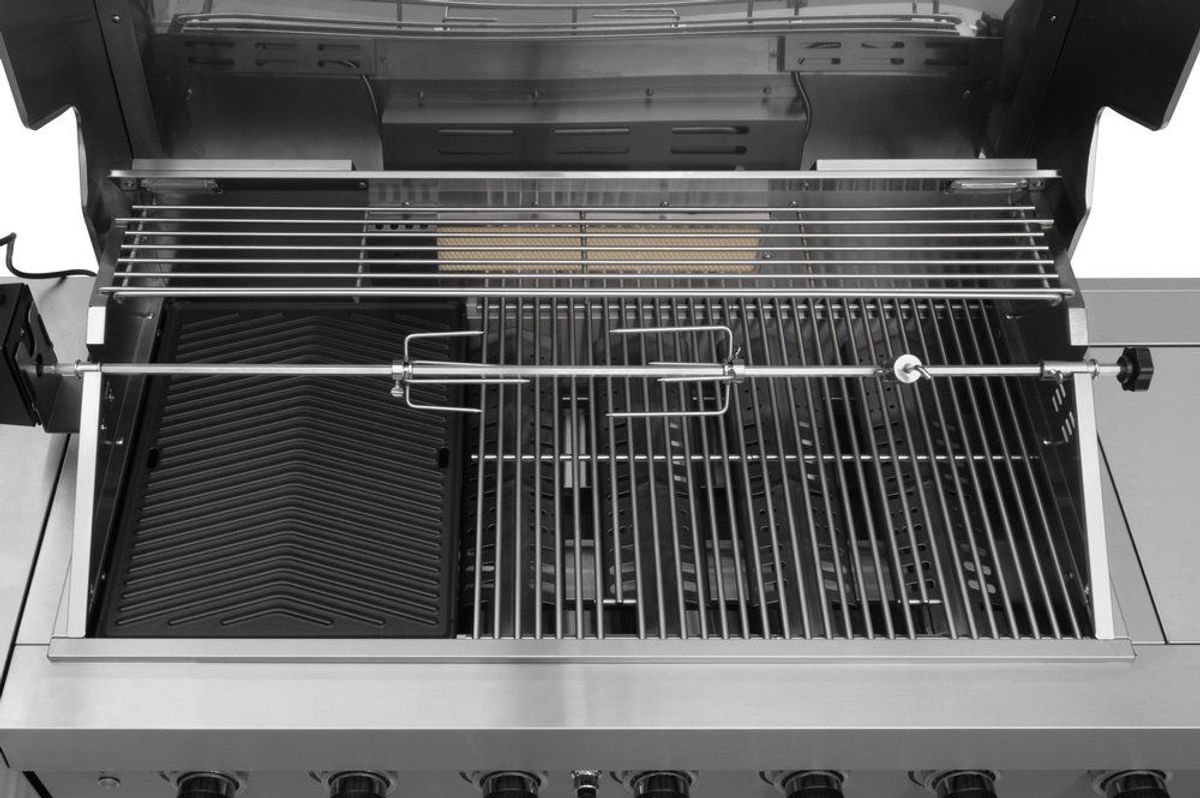 Utekjøkken Ametist 6+2 i Rustfritt Stål fra Mustang - Inkludert Kjøleskap og Vannkran