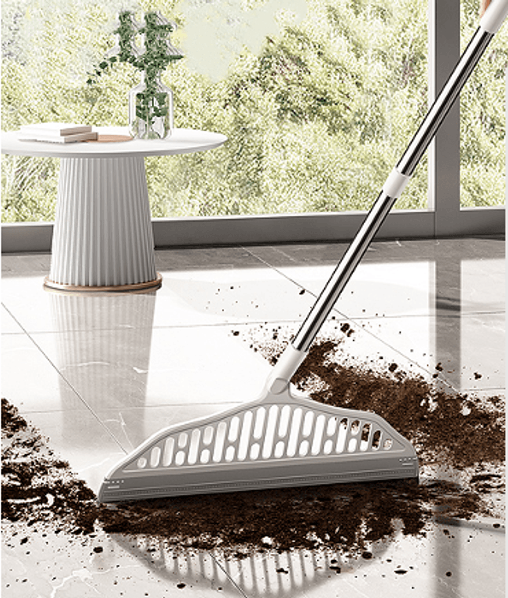 Gulv eller Vindusnal med Fleksibelt Skaft - Gulvskrape med Gummi