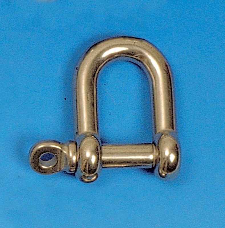 Sjakkel D 12mm Syrefast Stål