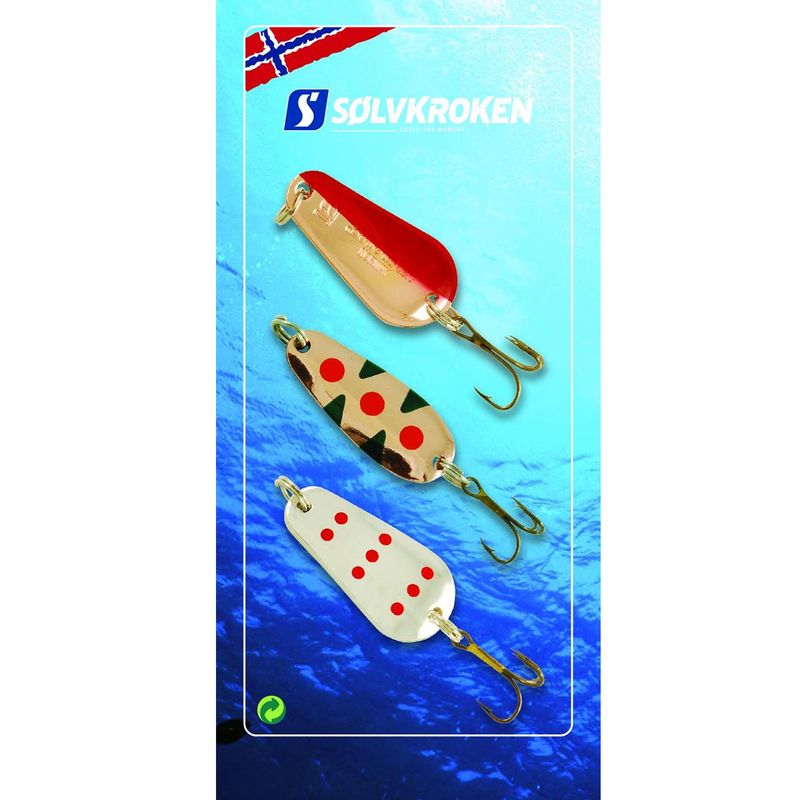 Fiskesluk - Sluksett - Ørret 7g & 12g - 3-pk