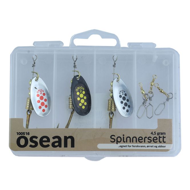 Hovedbilde Spinner - Osean Spinnere 4,5g - Svivler inkludert ...