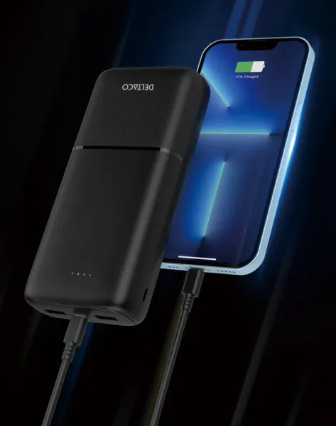 Hovedbilde Powerbank Fast Charge and 3 ports, 2x USB-A 18W, ...