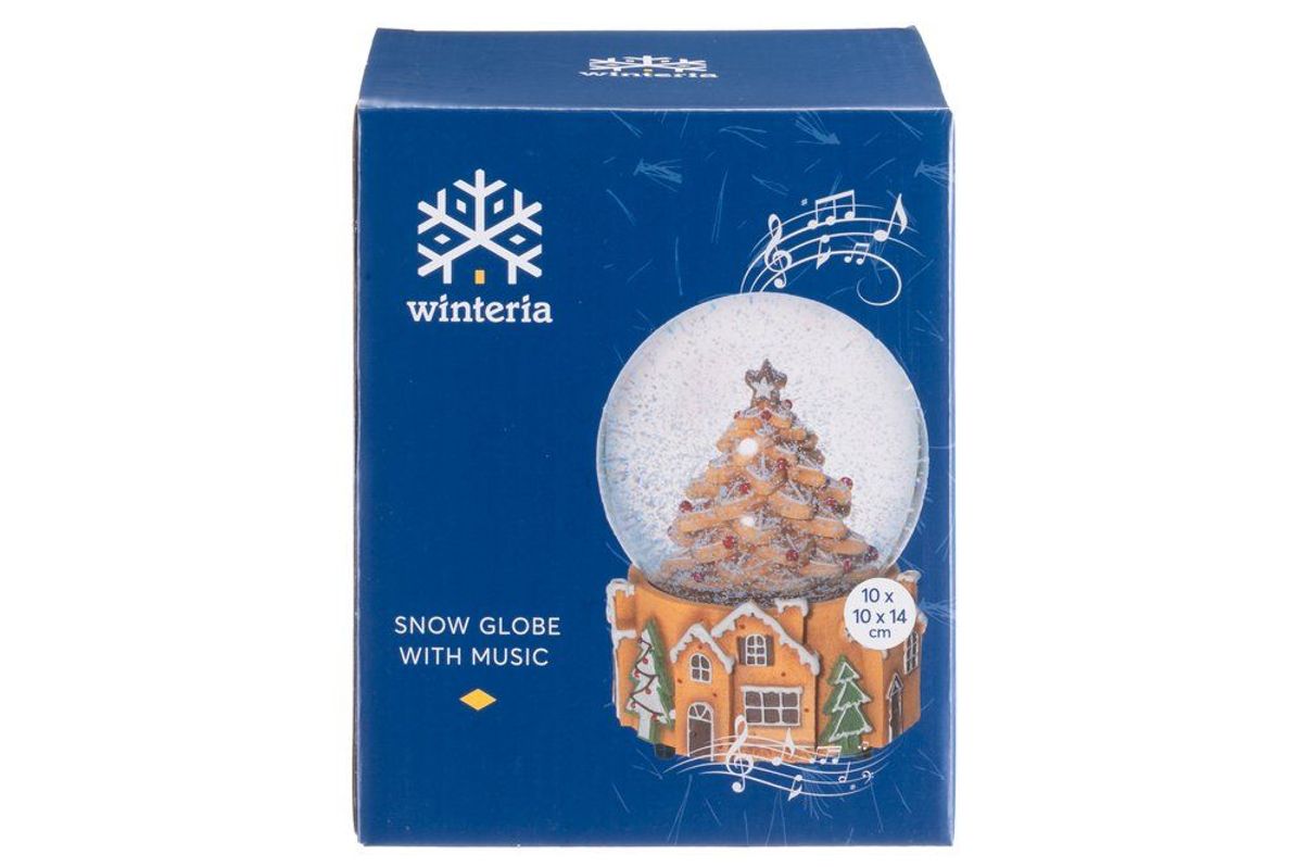 Snøkule med Musikk - Spilledåse, Rist på Kulen Se Snøen Dale Ned