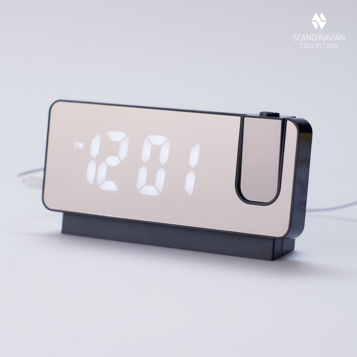 Digital Vekkerklokke med Projektor - Scandinavian Collection