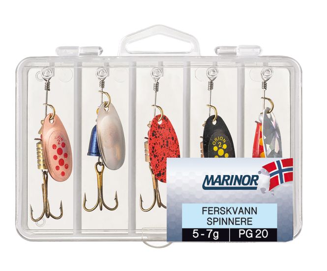 Hovedbilde Spinner - Spinnersett Ferskvann - 5-pk