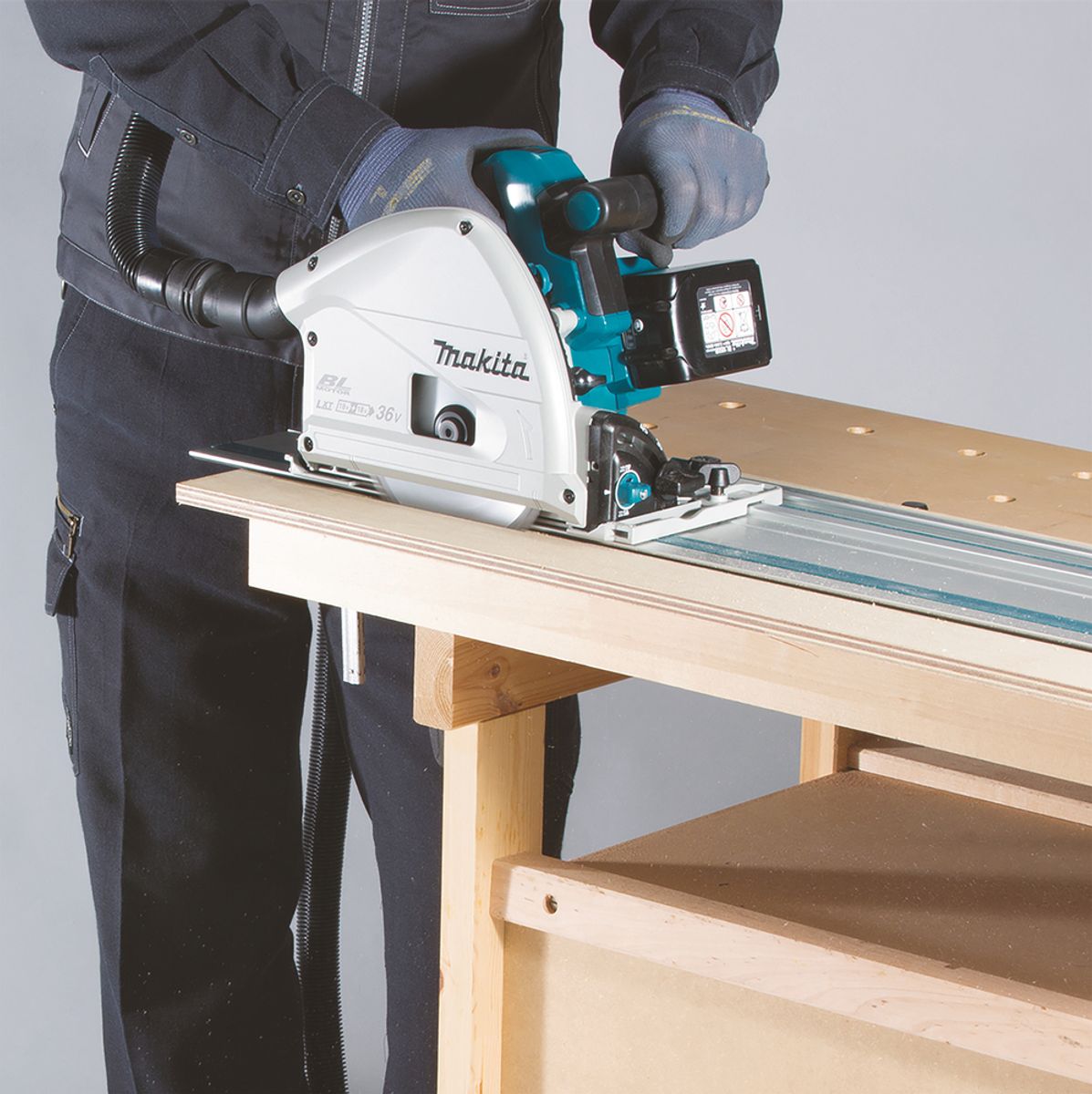 Makita Dykksag - Senkesag 2x18V 165mm LXT  ® BL-Motor DSP601ZJU