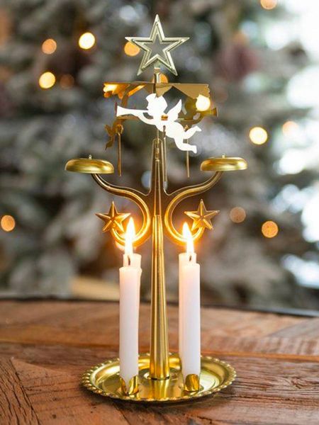 Hovedbilde Englespill - Lys holder med englespill i ...