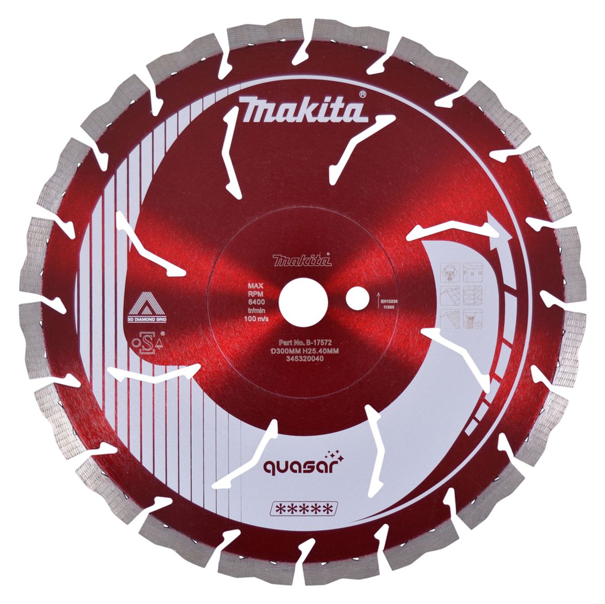 Makita Diamantskive 300 mm Quasar B-17572