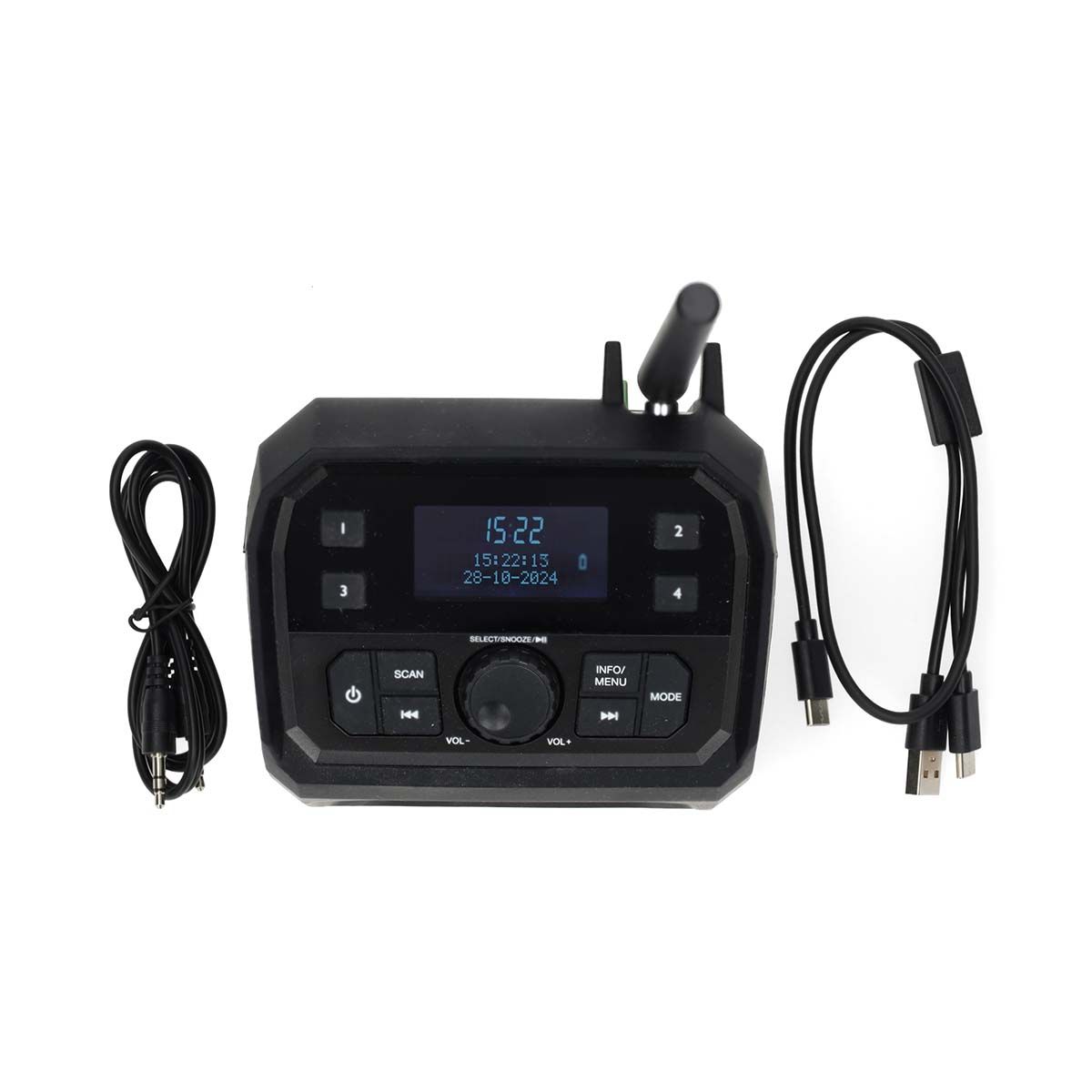 DAB+ Radio for Utendørs Bruk - Dabman OR5 med opptil 30 timers drift