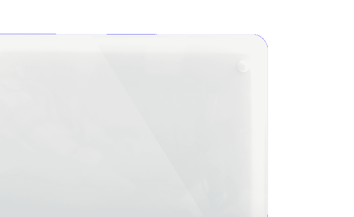 Beha panelovn med glassfront og Wifi - 800W - Hvit PGV 8 - Norskprodusert varmeovn
