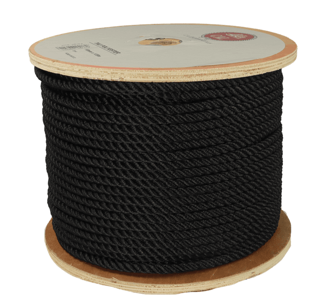 Hovedbilde Tau Polyester Sort - Spole