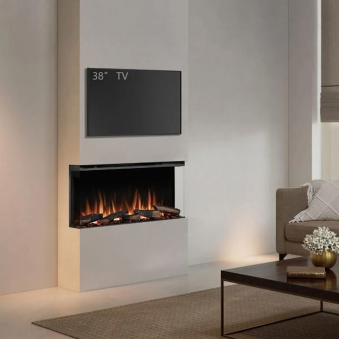 Hovedbilde Kalfaret Elektrisk Peis - 2000 watt - Wifi - ...