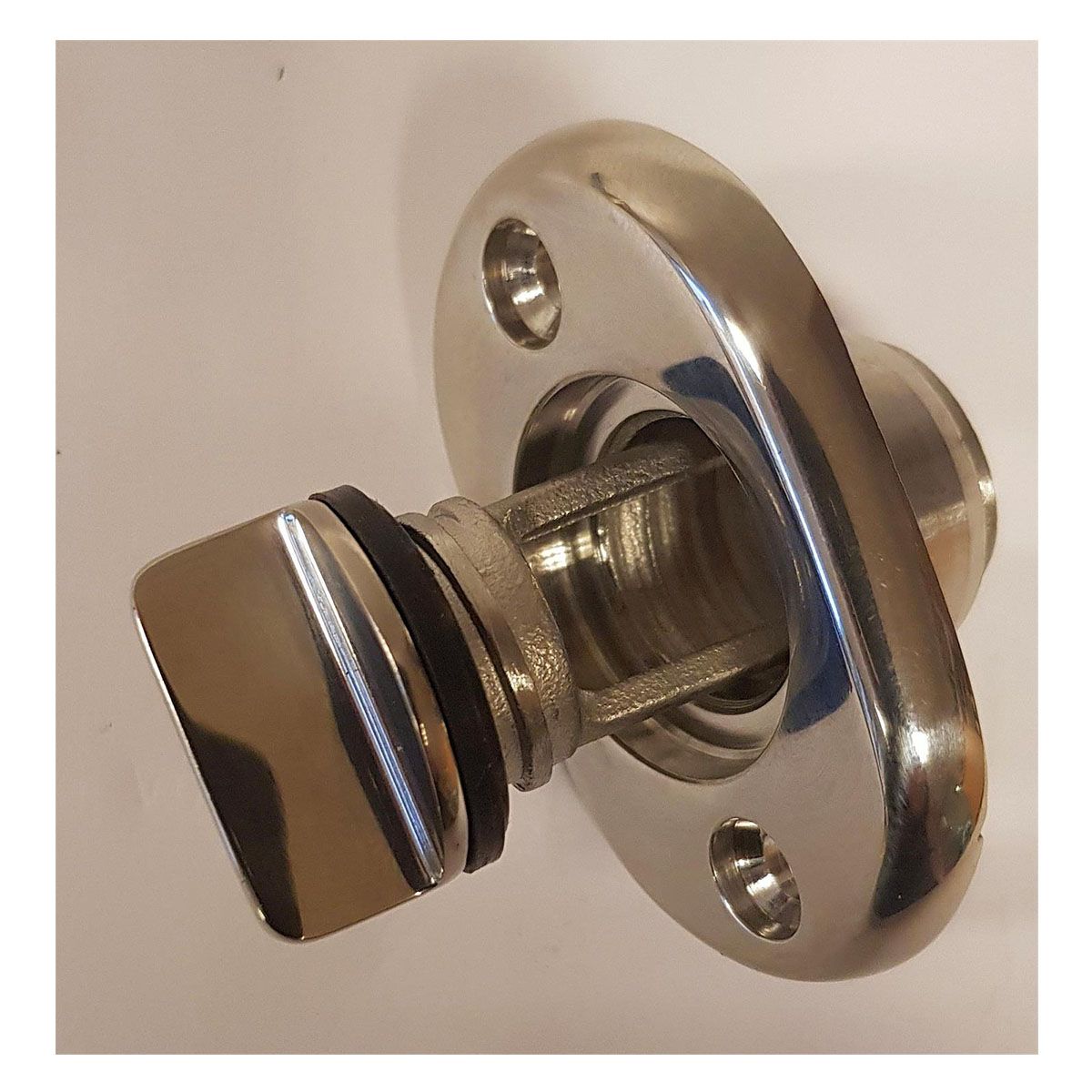Bunnplugg Oval 24mm AISI316 Syrefast