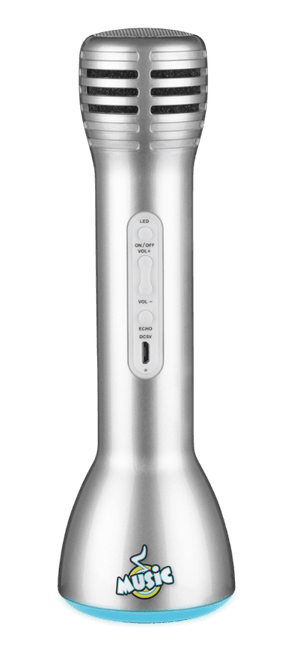 Hovedbilde Mikrofon med Høyttaler og Bluetooth - Oppladbart ...