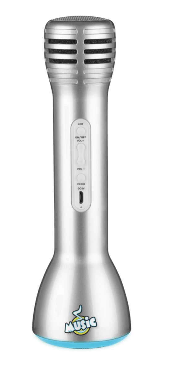 Mikrofon med Høyttaler og Bluetooth - Oppladbart Batteri - Scenen er Din på Karaoke