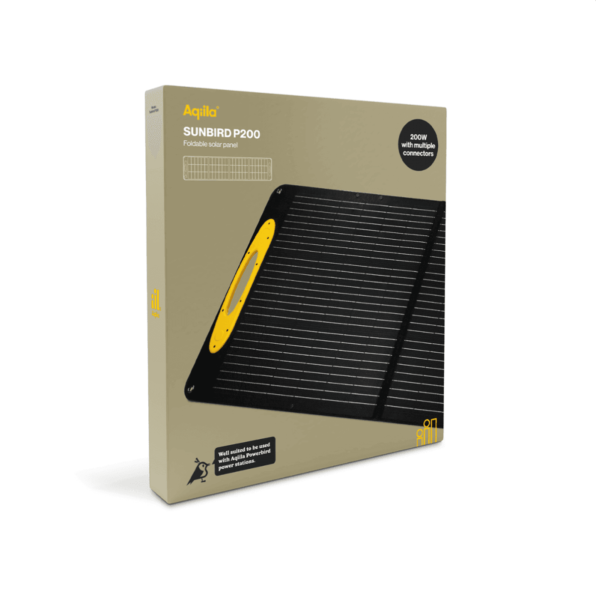 200W Solcelle til Power Station - Aqiila