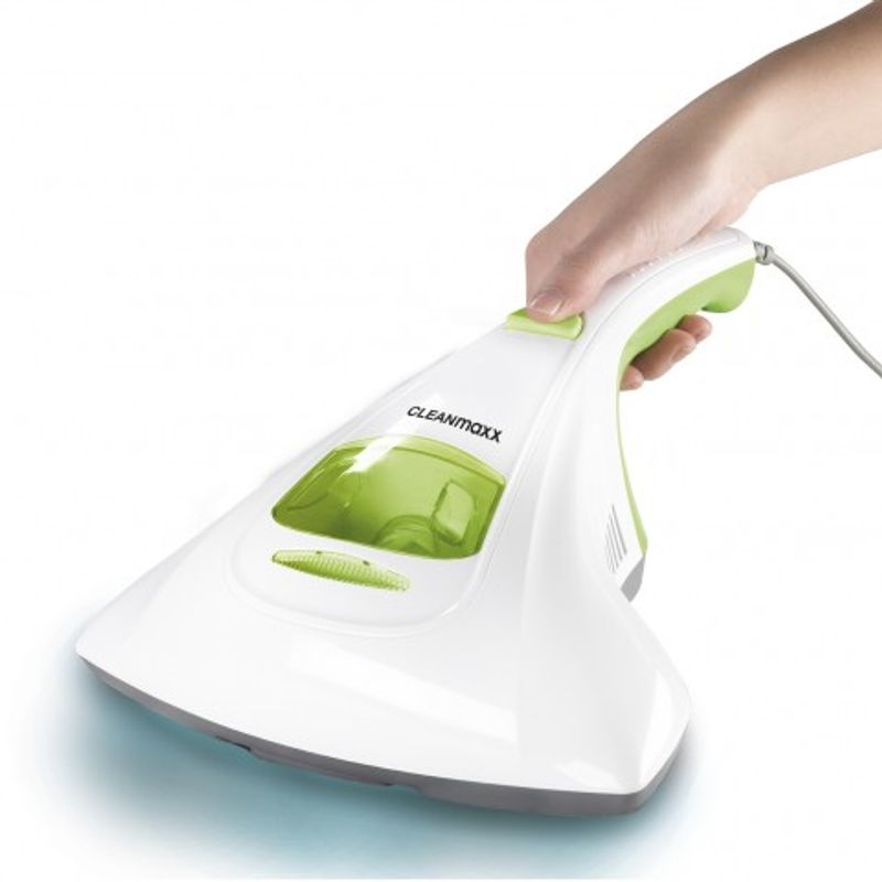 Støvsuger - Håndholdt For Madrass, mot Midd, Bakterier, Sopp - CleanMaxx - 230V - UV-C Lys