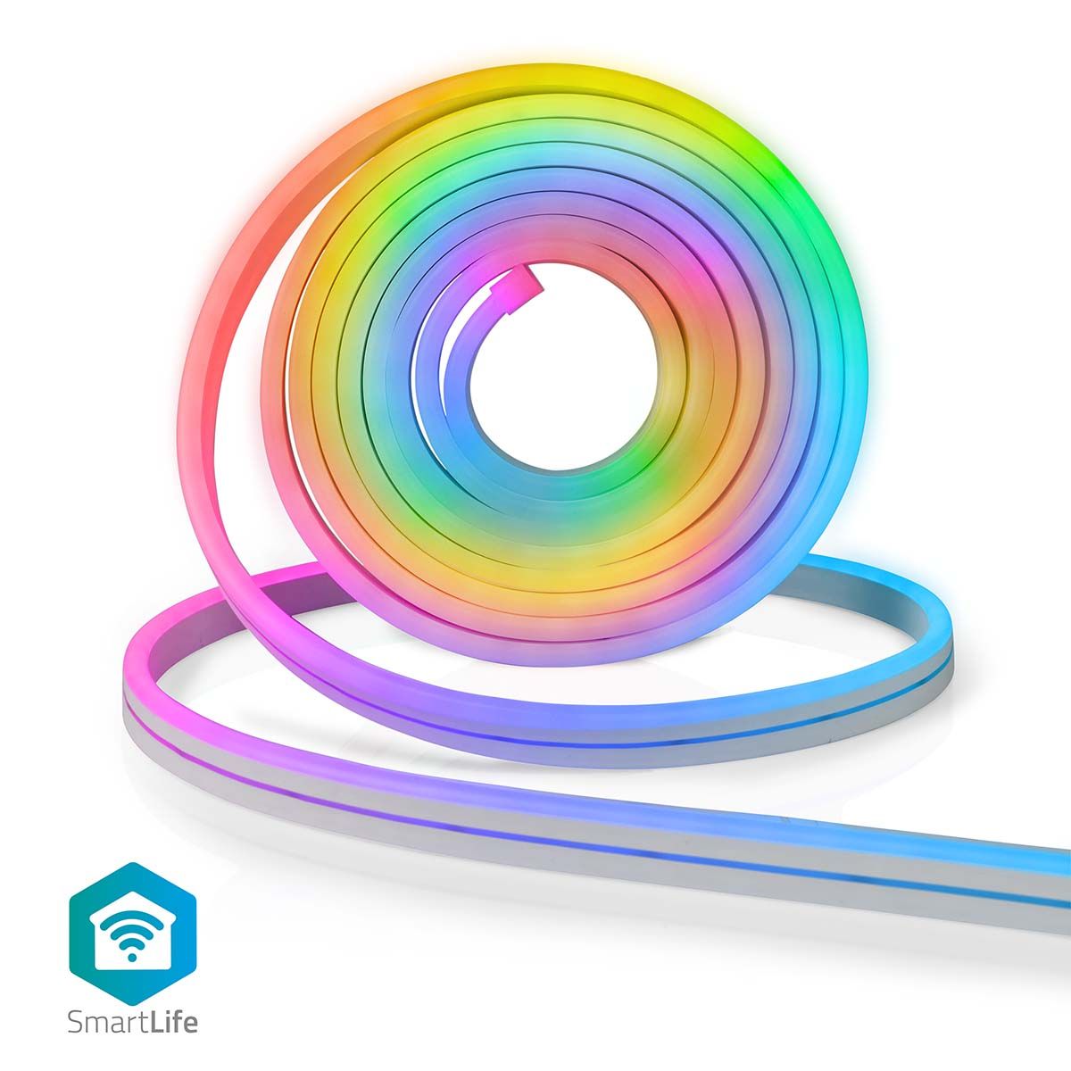 Led-Strip for Inne og Utebruk 5 Meter SmartLife Wi-Fi LED-Stripe - Lengde Kan Tilpasses - Nedis