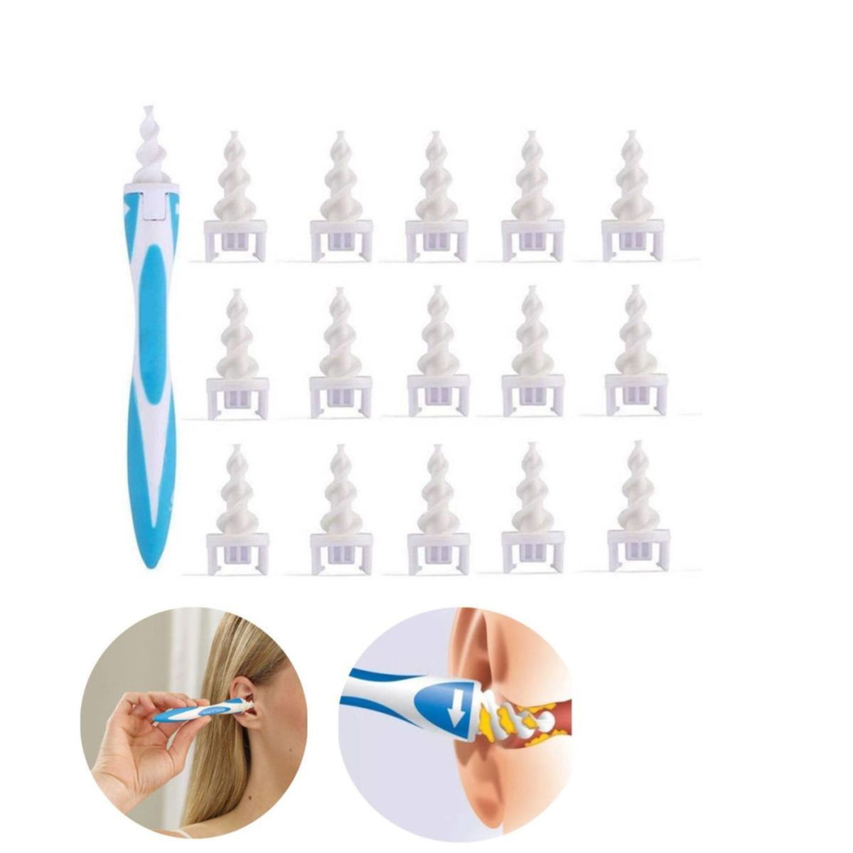 Eartwister - Rens Ørene med Revolusjonerende Eartwister 16 stk i pakke