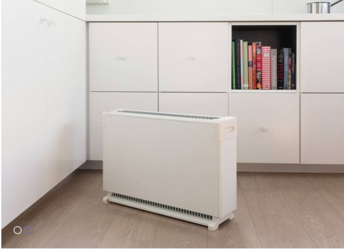 Beha Gulvovn - Varmeovn - Miljøgulvovn - 1500 watt hvit GME 1500
