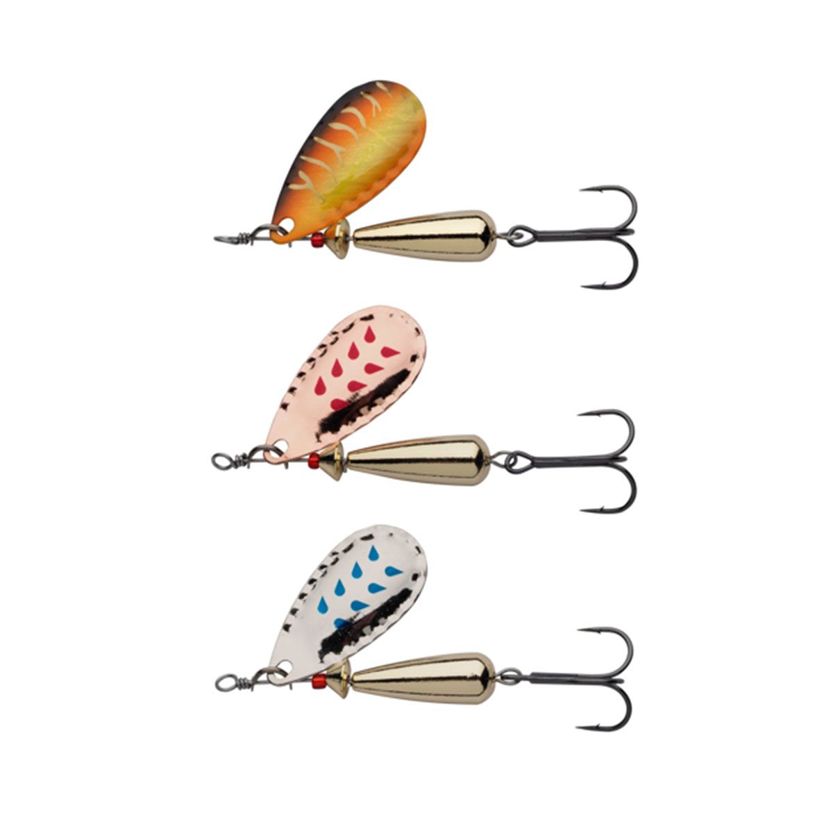 Spinner - Spinnersett Droppen Ferskvann - 3-pk