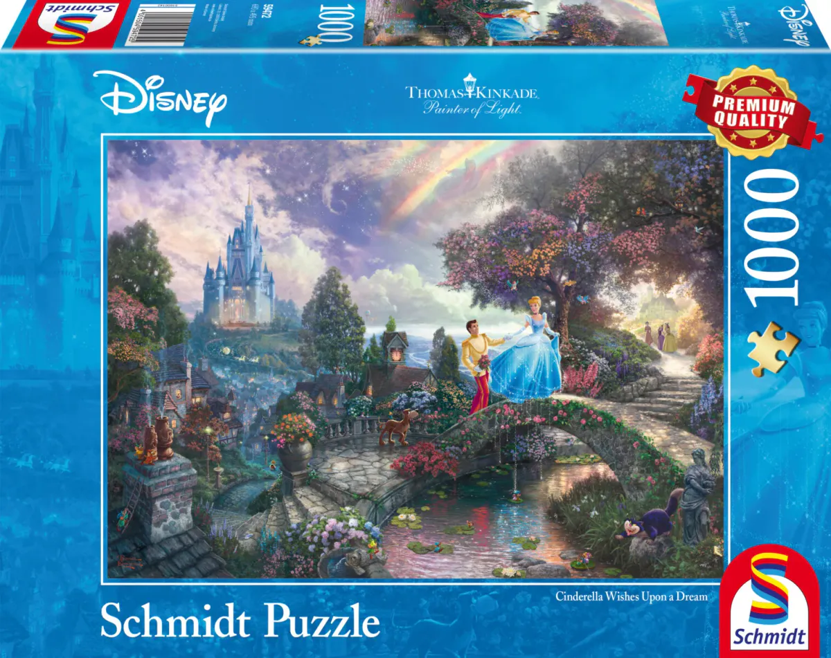 Puslespill 1000 Biter - Disney Askepott - Schmidt