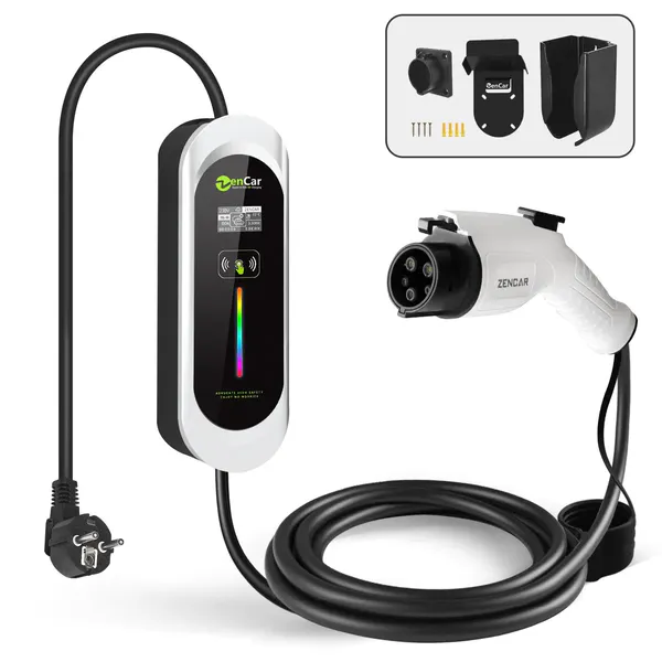 Hovedbilde Type 1 Ladekabel Elbil - Vanlig Stikkontakt til ...