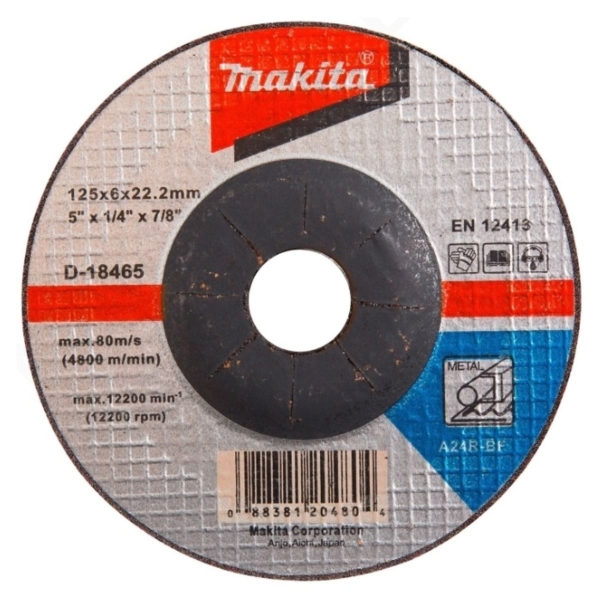 Makita Slipeskive 125x6 mm A24R D-18465