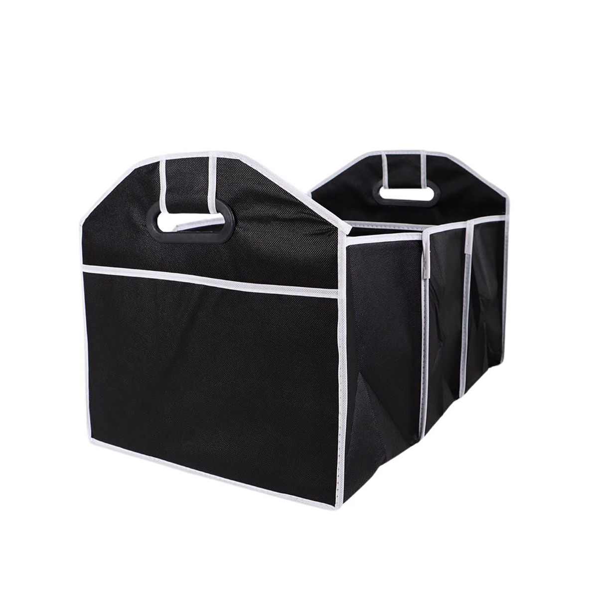 Sammenleggbar Oppbevaringskasse med 3 Rom, 50x33x33cm