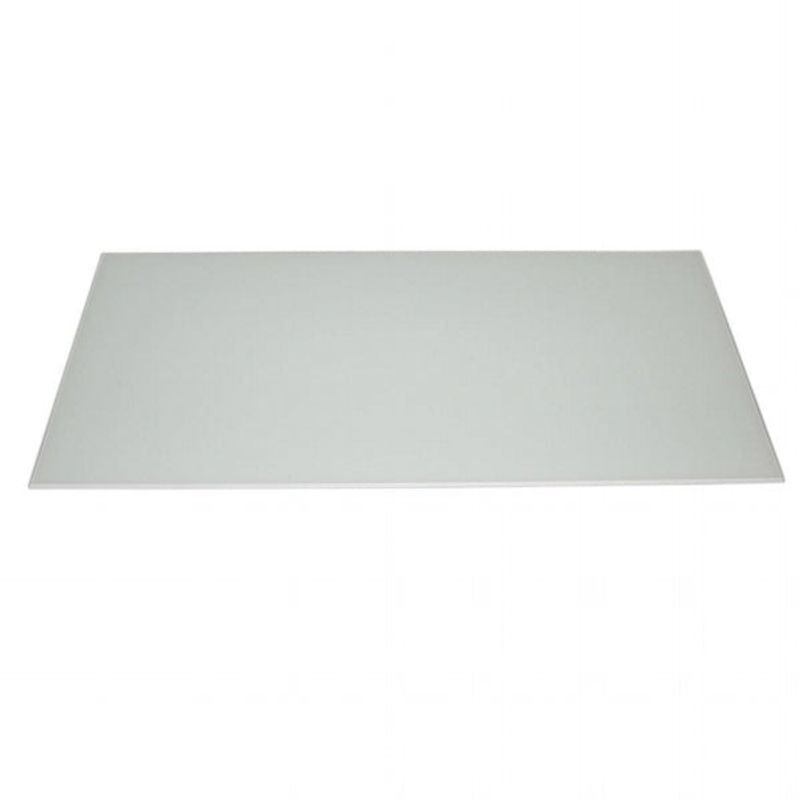 Silverline veggplate i herdet glass YM804.1000.23 - 60 cm bred, 45 cm høy, hvit 