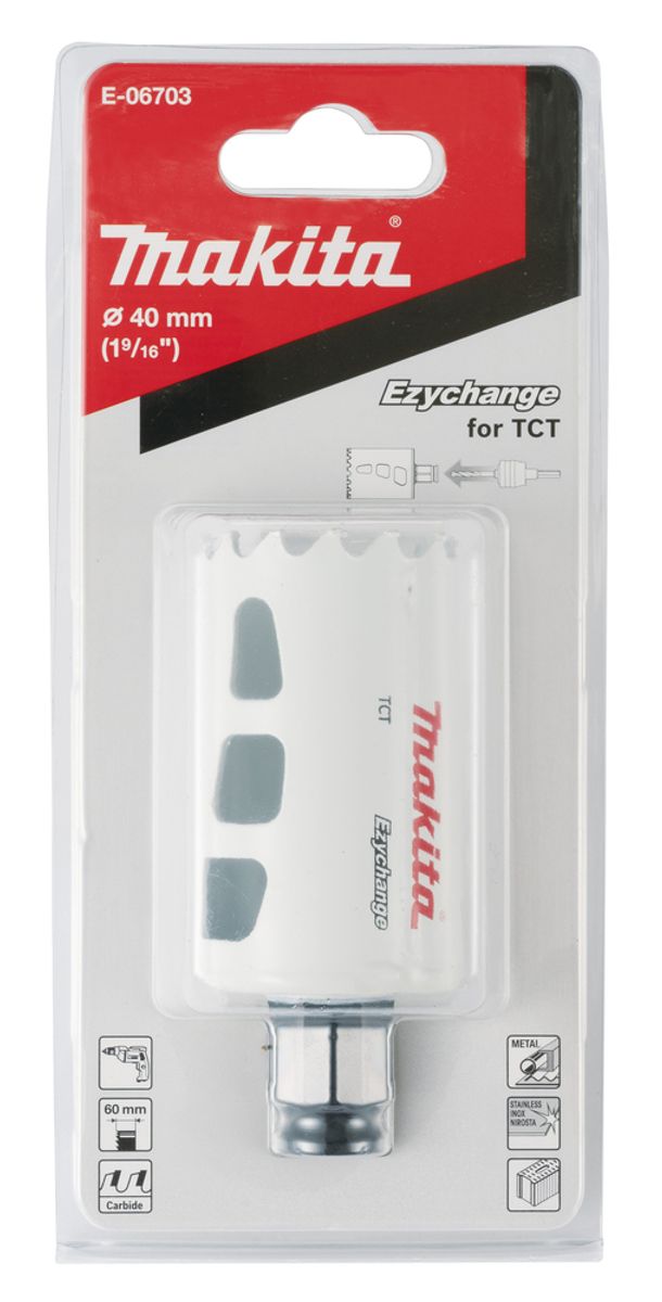 Makita Hullsag 40 mm TCT Ezychange E-06703