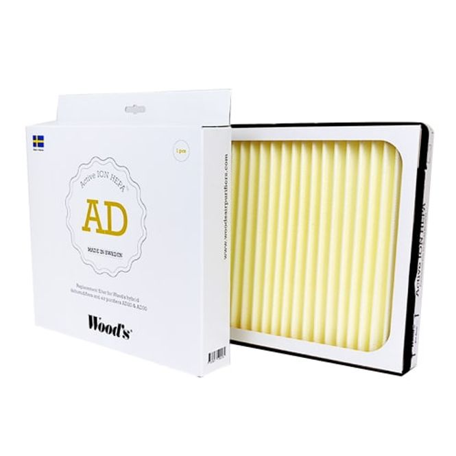 Hovedbilde Woods Aktive ION HEPA Filter Til AD20 og AD30