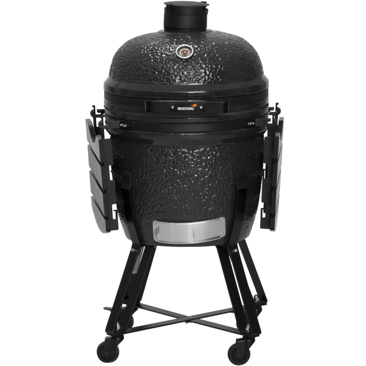 Kamado Large Keramisk Kullgrill, Ovn & Røykovn - Mustang