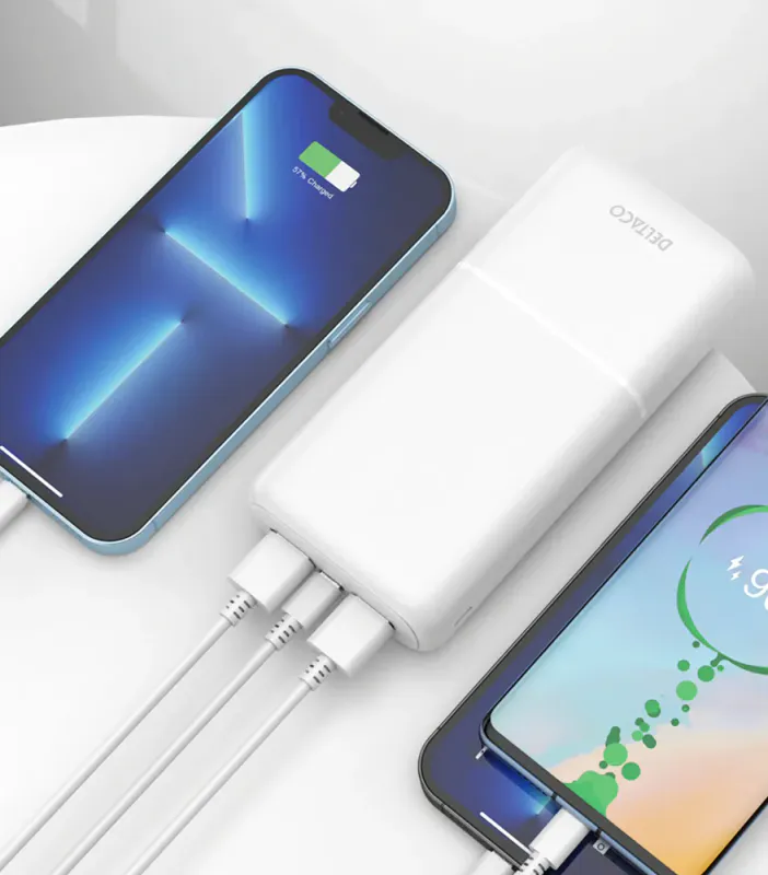 Powerbank Fast Charge and 3 ports, 2x USB-A 18W, 1x USB-C PD 20W, 10 000 mAh