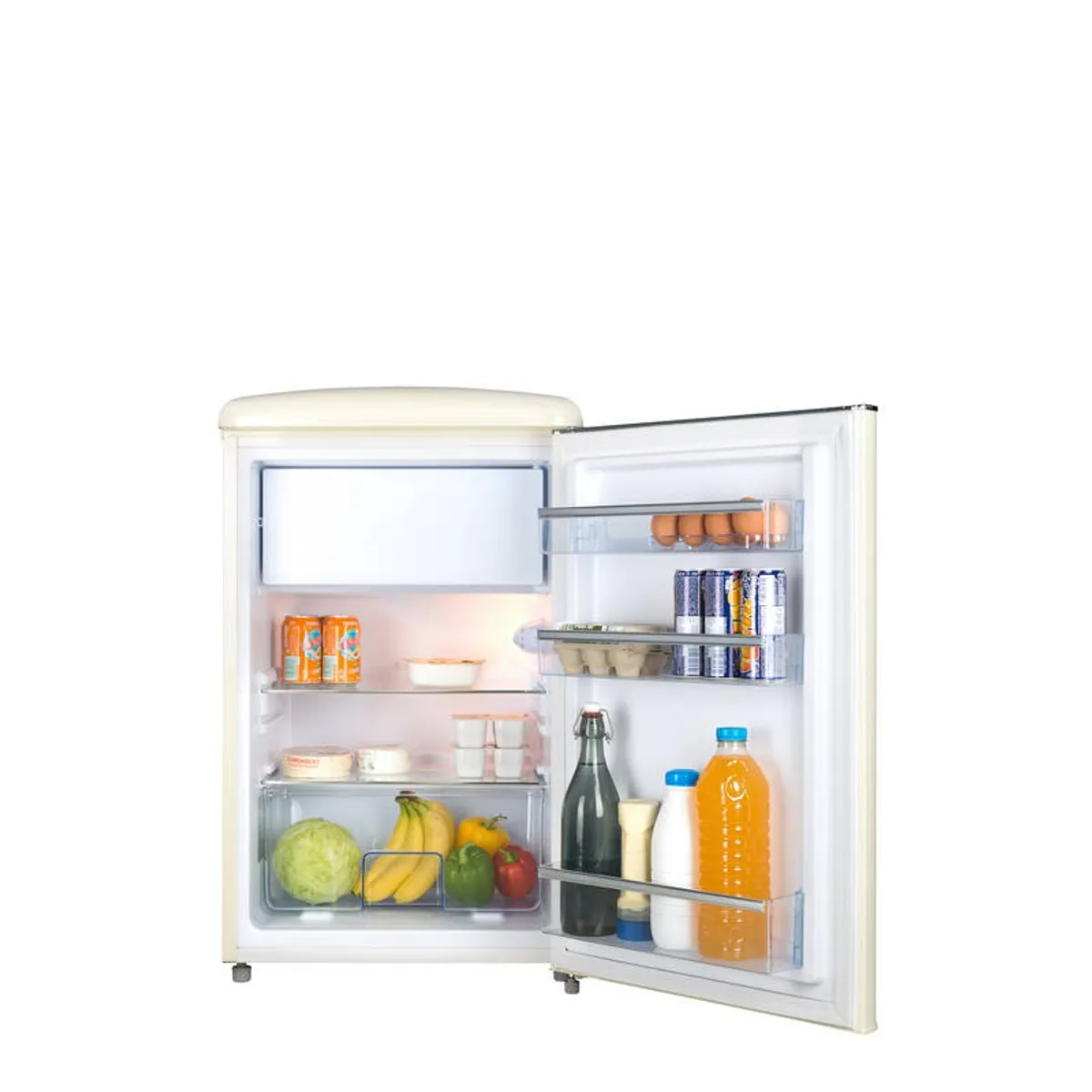 FrigeluX Retro bordkjøleskap krem, 108L R4TT108RCD