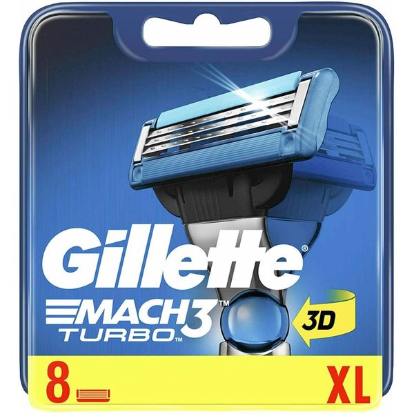 Hovedbilde Gillette 8-pk. Mach3 Turbo Barberblader