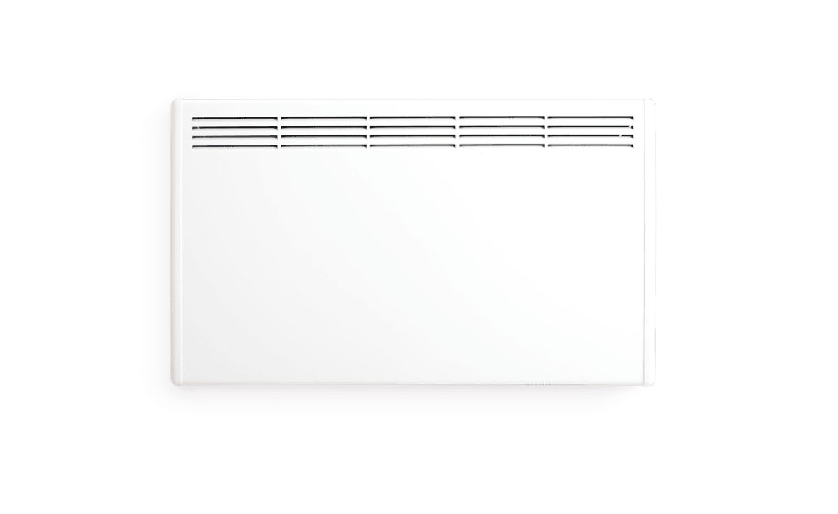Beha Panelovn Smartovn med stålfront og Wifi - 800W - Hvit PV 8 - Norskutviklet varmeovn